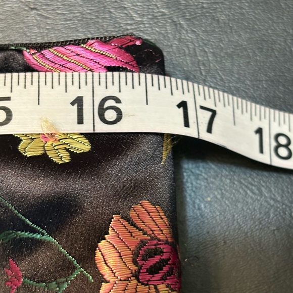 Lulus Make A Move Dress, Size Large, Satin Floral Jacquard Strapless Midi Black - Picture 12 of 16